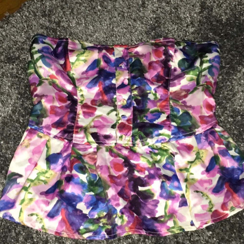 Floral print top